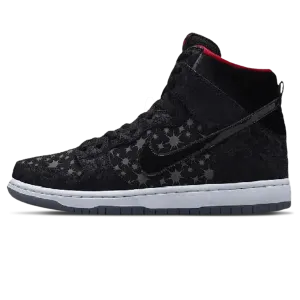 Nike Dunk High Premium SB x Brooklyn Projects 'Paparazzi' Nike SB skate shoes with padded support and grip