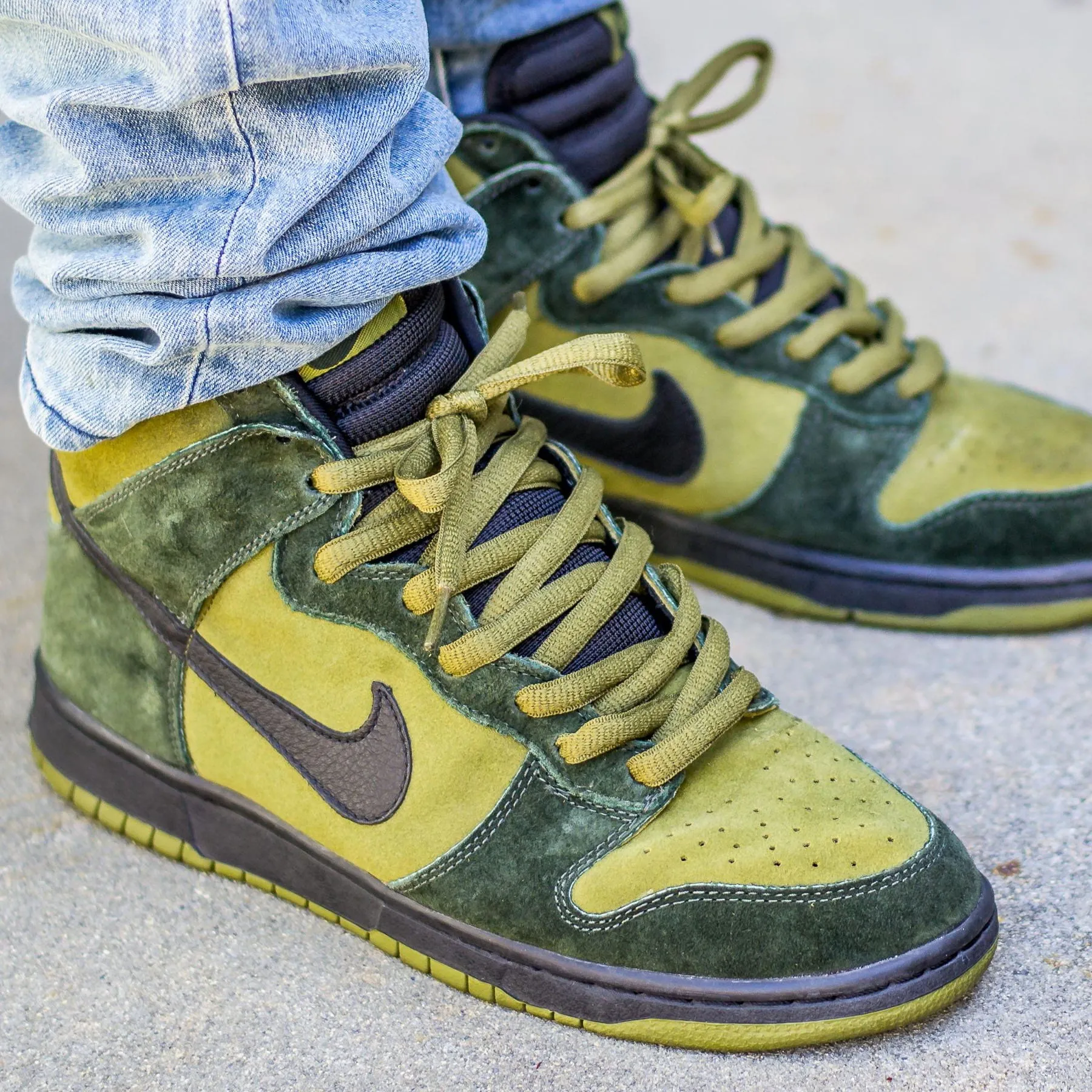 Nike Dunk High Pro SB 'Hulk' Nike SB skateboarding shoes