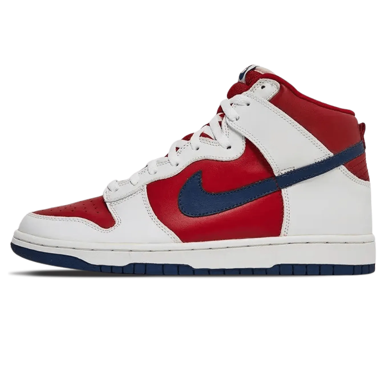 Nike Dunk High 'Rapid Varsity Red' Nike SB skate shoes with padded support and grip