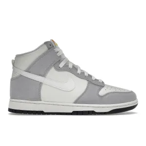 Nike Dunk High Retro Sail Pure Platinum Black White Nike Dunk stylish shoes for sport and street