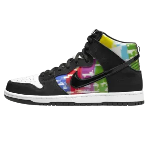 Nike Dunk High SB 'TV Signal' Nike SB skate shoes with padded support and grip