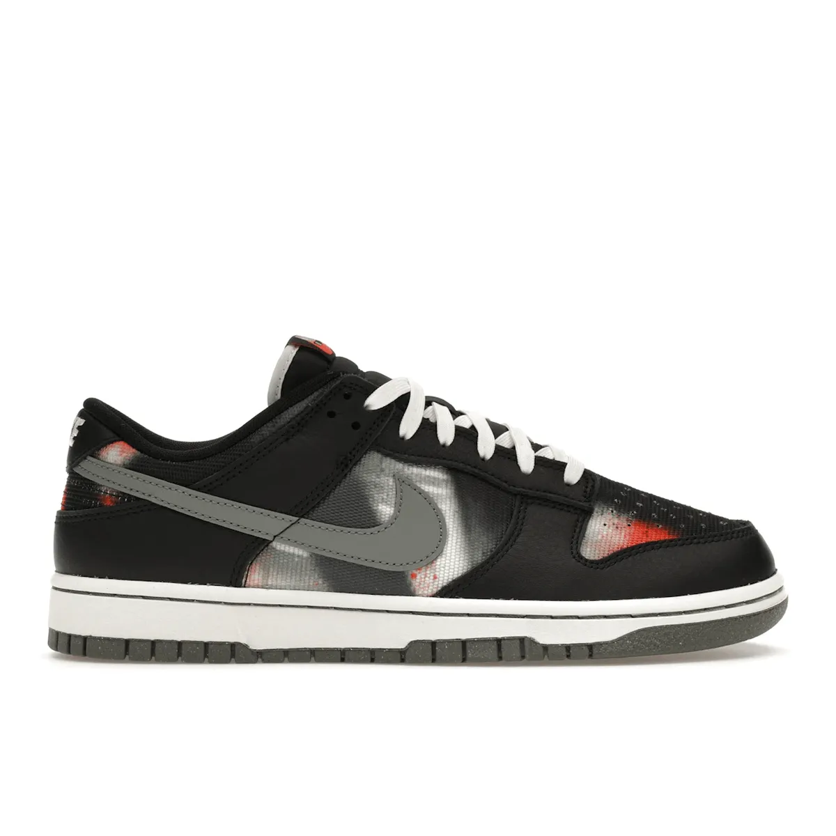 Nike Dunk Low Graffiti Black Red Nike Dunk stylish shoes for sport and street
