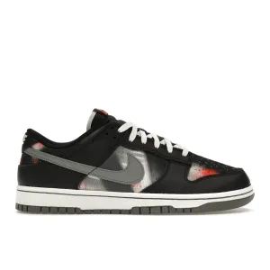 Nike Dunk Low Graffiti Black Red Nike Dunk stylish shoes for sport and street