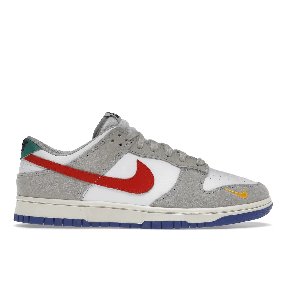 Nike Dunk Low Light Iron Ore Red Blue Nike Dunk stylish shoes for sport and street