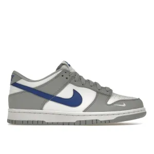 Nike Dunk Low Mini Swoosh Wolf Gray Game Royal Nike Dunk stylish shoes for sport and street