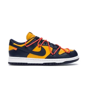 Nike Dunk Low Off-White University Gold nike x off white limited edition sneakers