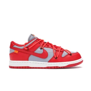 Nike Dunk Low Off-White University Red nike x off white limited edition sneakers