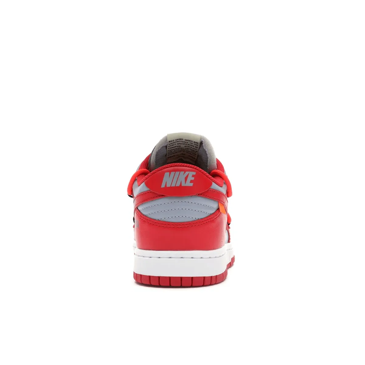 Nike Dunk Low Off-White University Red Off White X