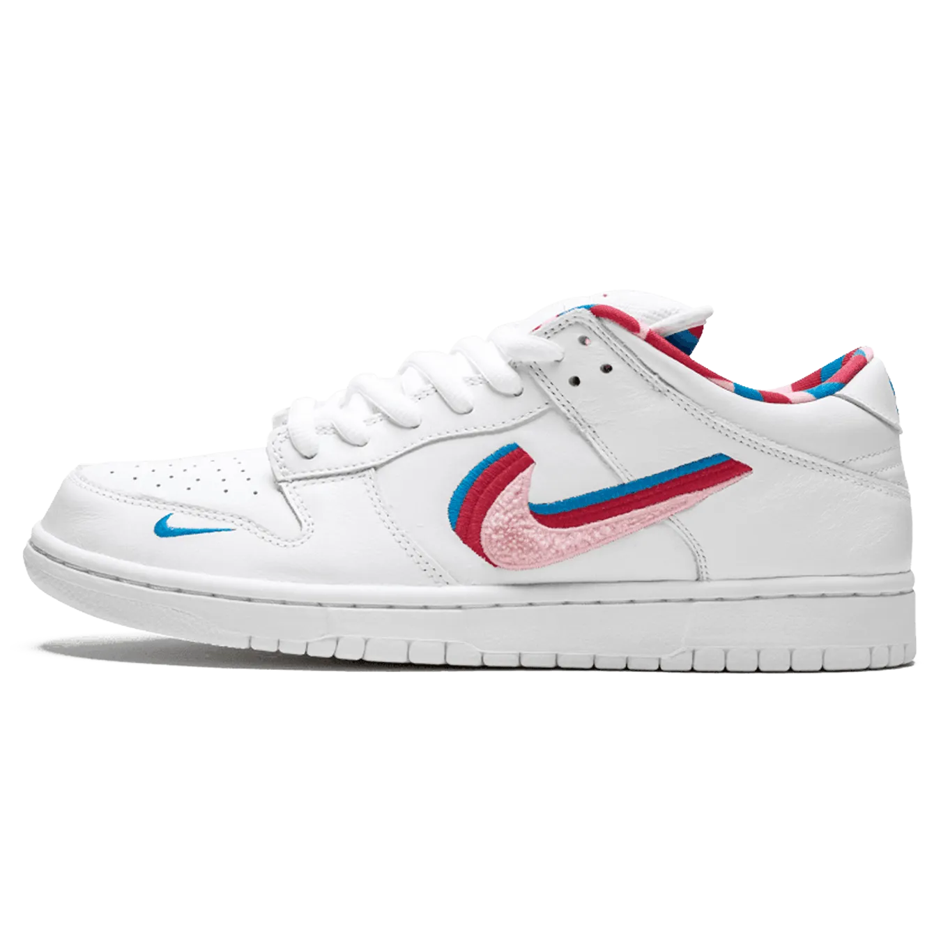 Nike Dunk Low OG SB QS x Parra Nike SB skate shoes with padded support and grip