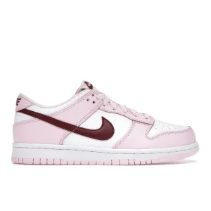 Nike Dunk Low Pink Foam Red White Nike Dunk stylish shoes for sport and street