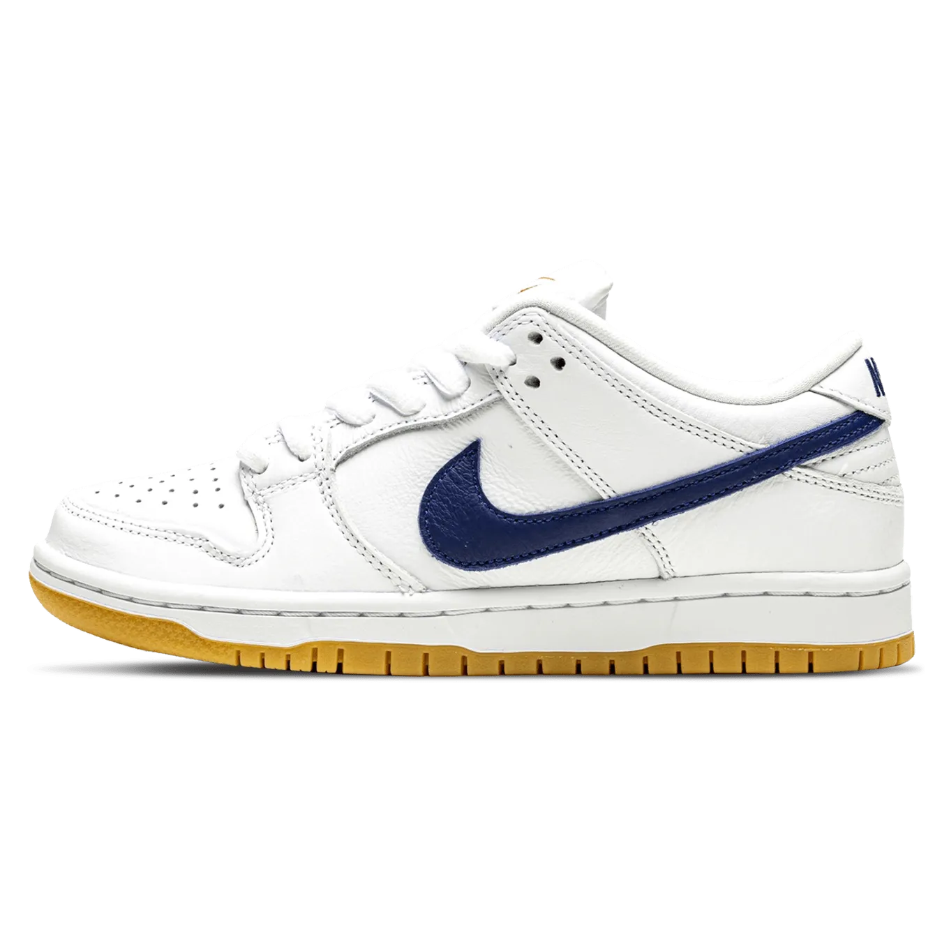 Nike Dunk Low Pro ISO SB 'Orange Label - White Navy' Nike SB skate shoes with padded support and grip
