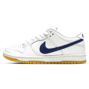 Nike Dunk Low Pro ISO SB 'Orange Label - White Navy' Nike SB skate shoes with padded support and grip
