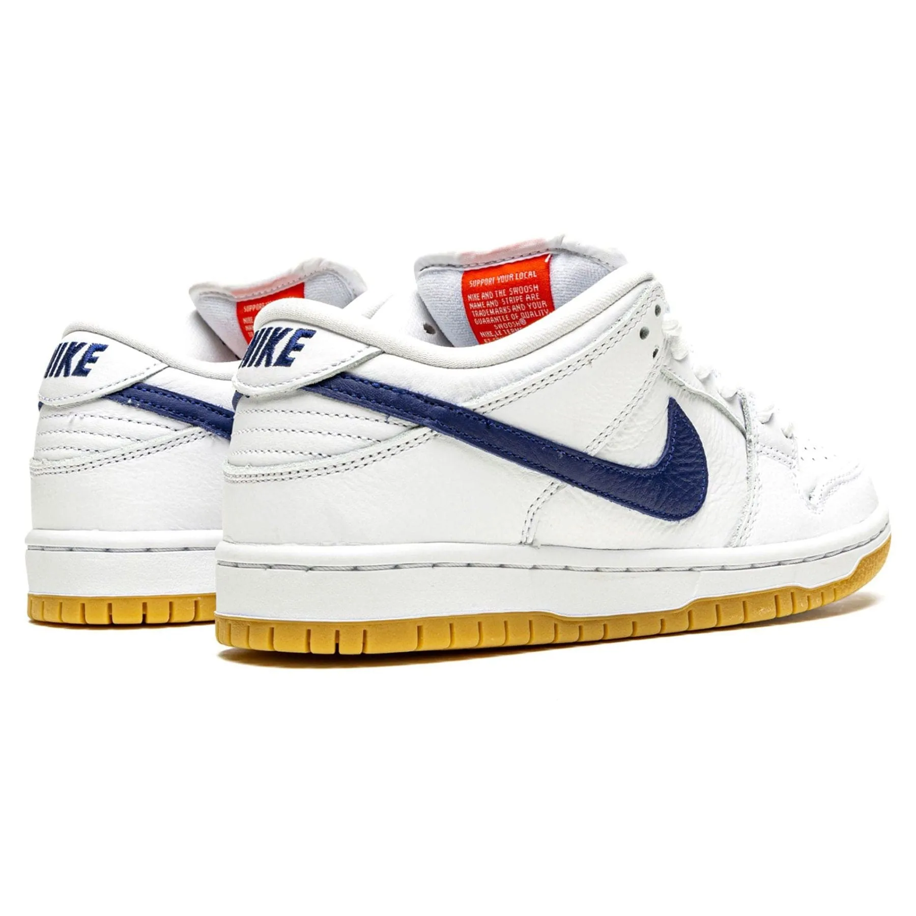 Nike Dunk Low Pro ISO SB 'Orange Label - White Navy' Nike SB skateboarding shoes