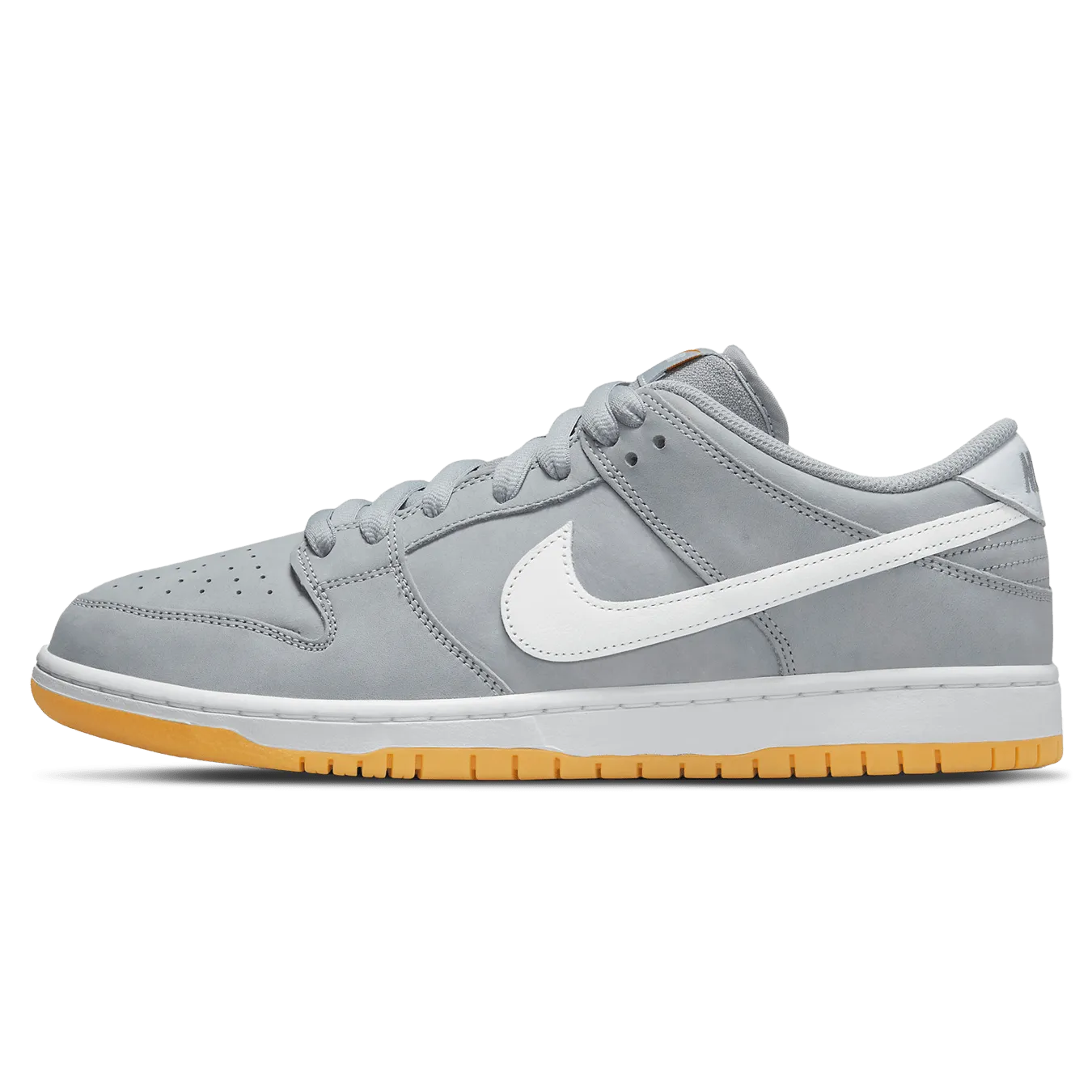 Nike Dunk Low Pro ISO SB 'Wolf Grey Gum' Nike SB skate shoes with padded support and grip