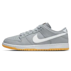 Nike Dunk Low Pro ISO SB 'Wolf Grey Gum' Nike SB skate shoes with padded support and grip