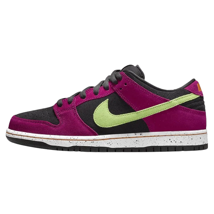 Nike Dunk Low Pro SB 'Red Plum' Nike SB skate shoes with padded support and grip