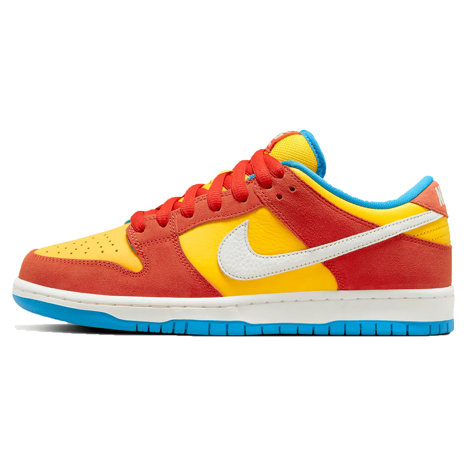 Nike Dunk Low SB 'Bart Simpson' Nike SB skate shoes with padded support and grip