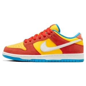 Nike Dunk Low SB 'Bart Simpson' Nike SB skate shoes with padded support and grip