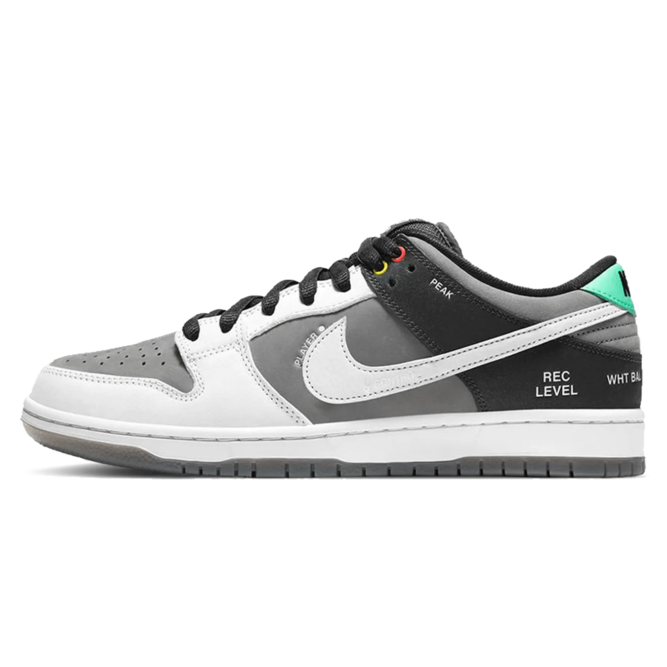 Nike Dunk Low SB 'Camcorder' Nike SB skate shoes with padded support and grip