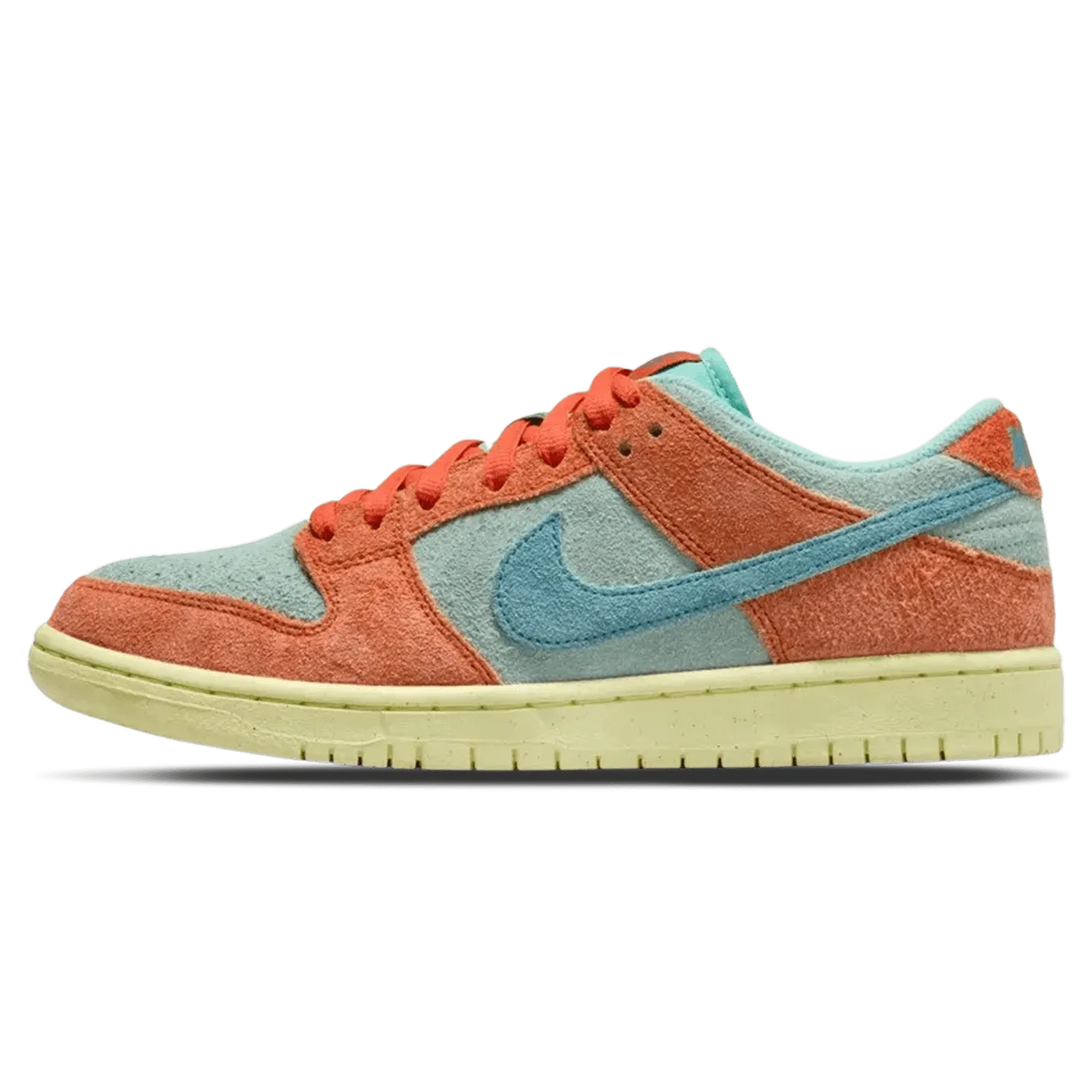 Nike Dunk Low SB 'Orange Emerald Rise' Nike SB skate shoes with padded support and grip