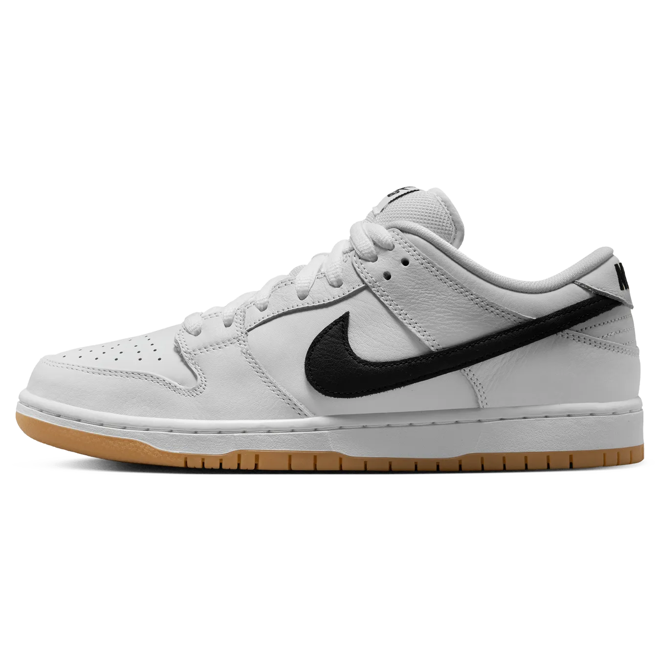 Nike Dunk Low SB 'White Gum' Nike SB skate shoes with padded support and grip