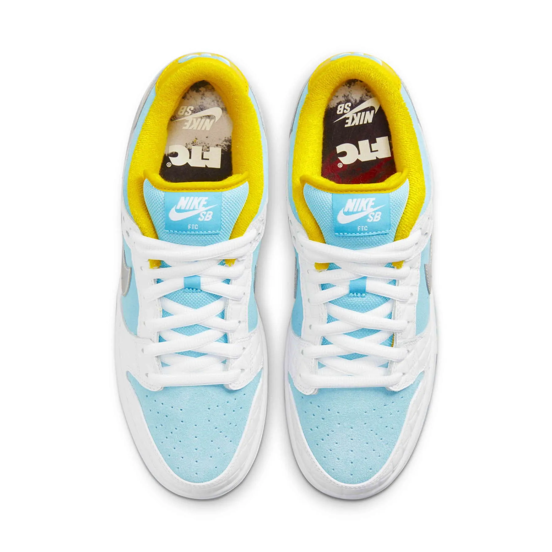 Nike Dunk Low SB x FTC  'Lagoon Pulse Nike SB skateboarding shoes