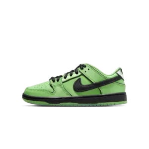 Nike Dunk Low SB x The Powerpuff Girls PS 'Buttercup' Nike SB skate shoes with padded support and grip