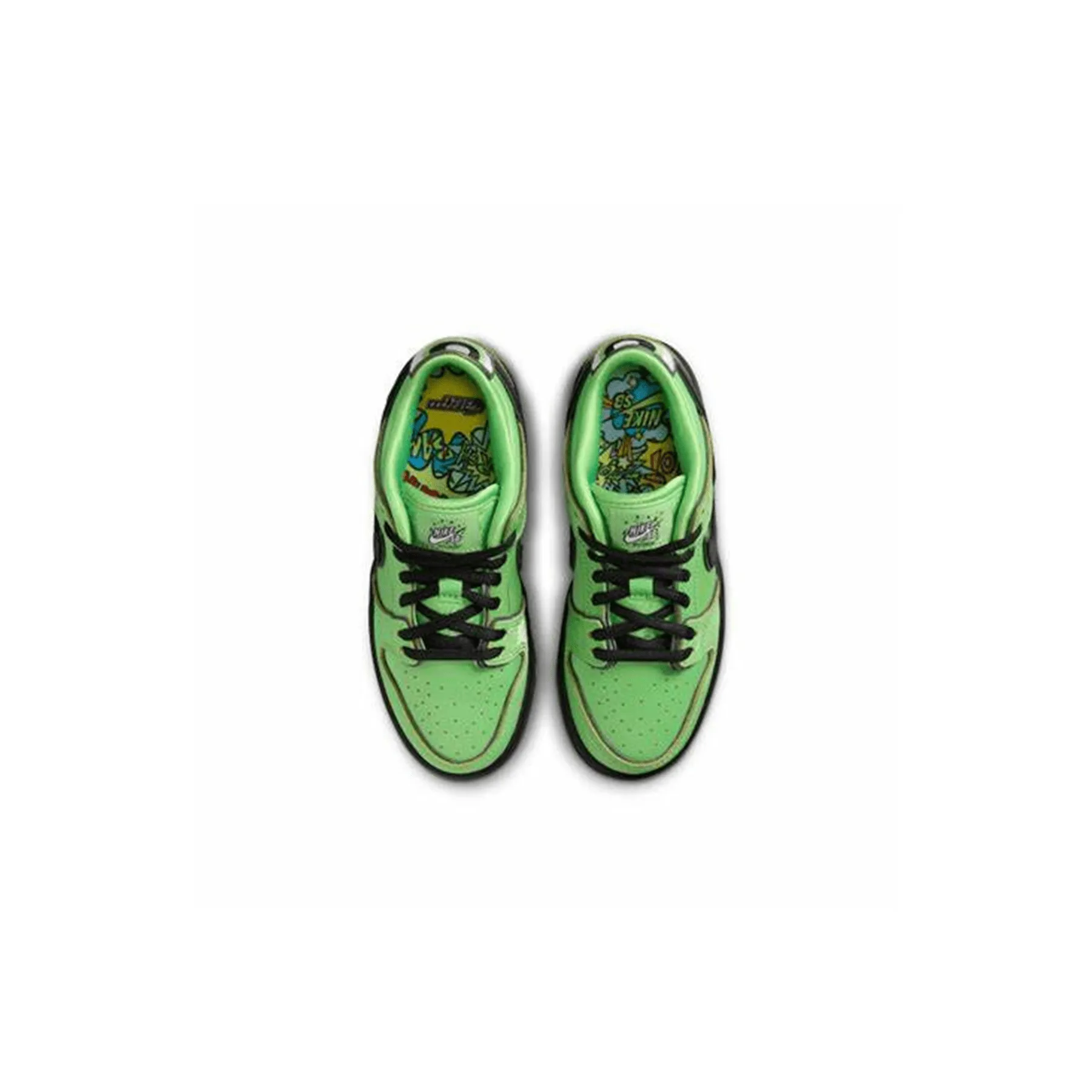 Nike Dunk Low SB x The Powerpuff Girls PS 'Buttercup' Nike SB skateboarding shoes