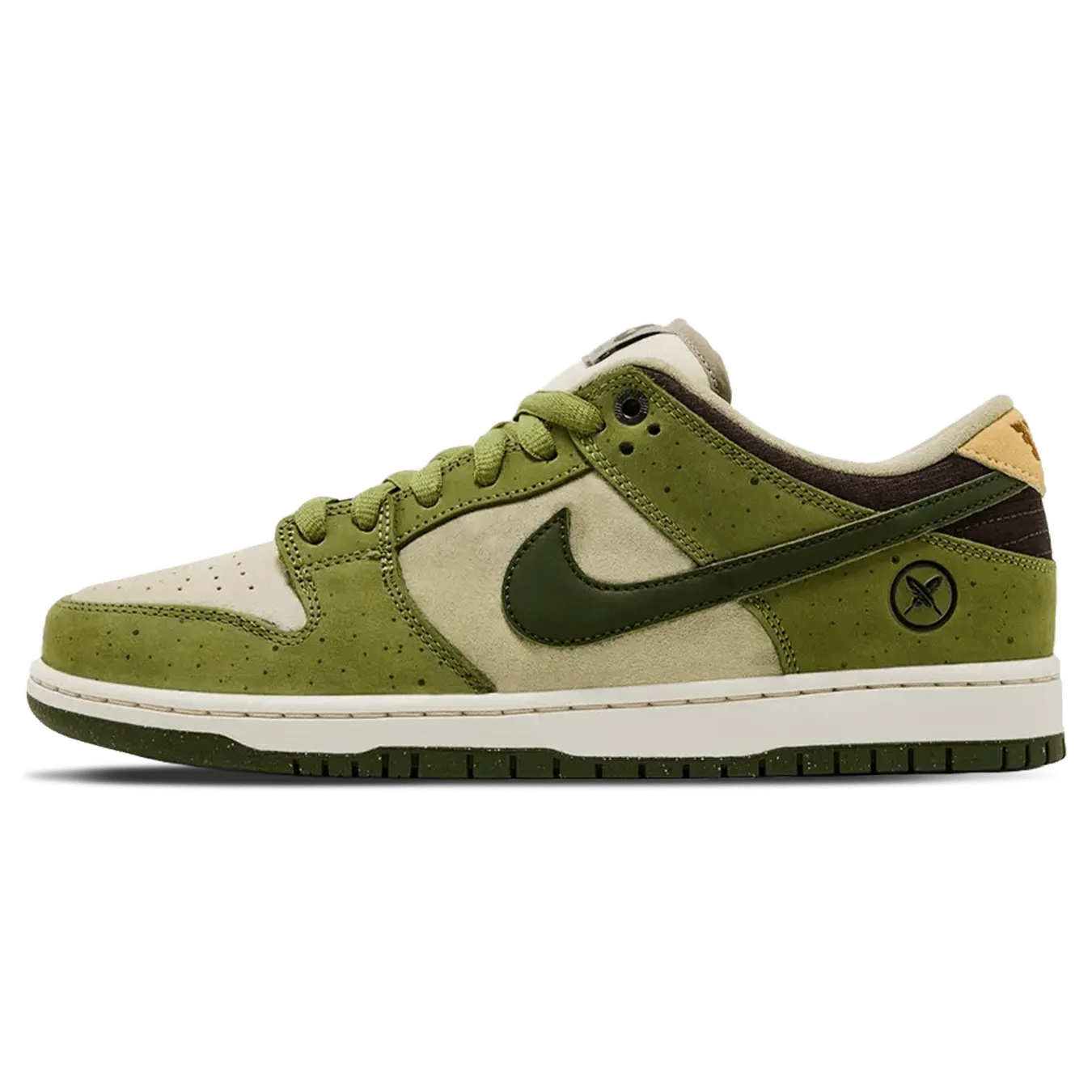 Nike Dunk Low SB x Yuto Horigome 'Matcha' Nike SB skate shoes with padded support and grip