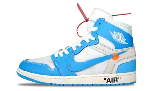 Nike Jordan 1 Retro High OG x OFF-WHITE UNC (AQ0818-148) Men's Size 10-12 nike x off white trendy collaboration shoes