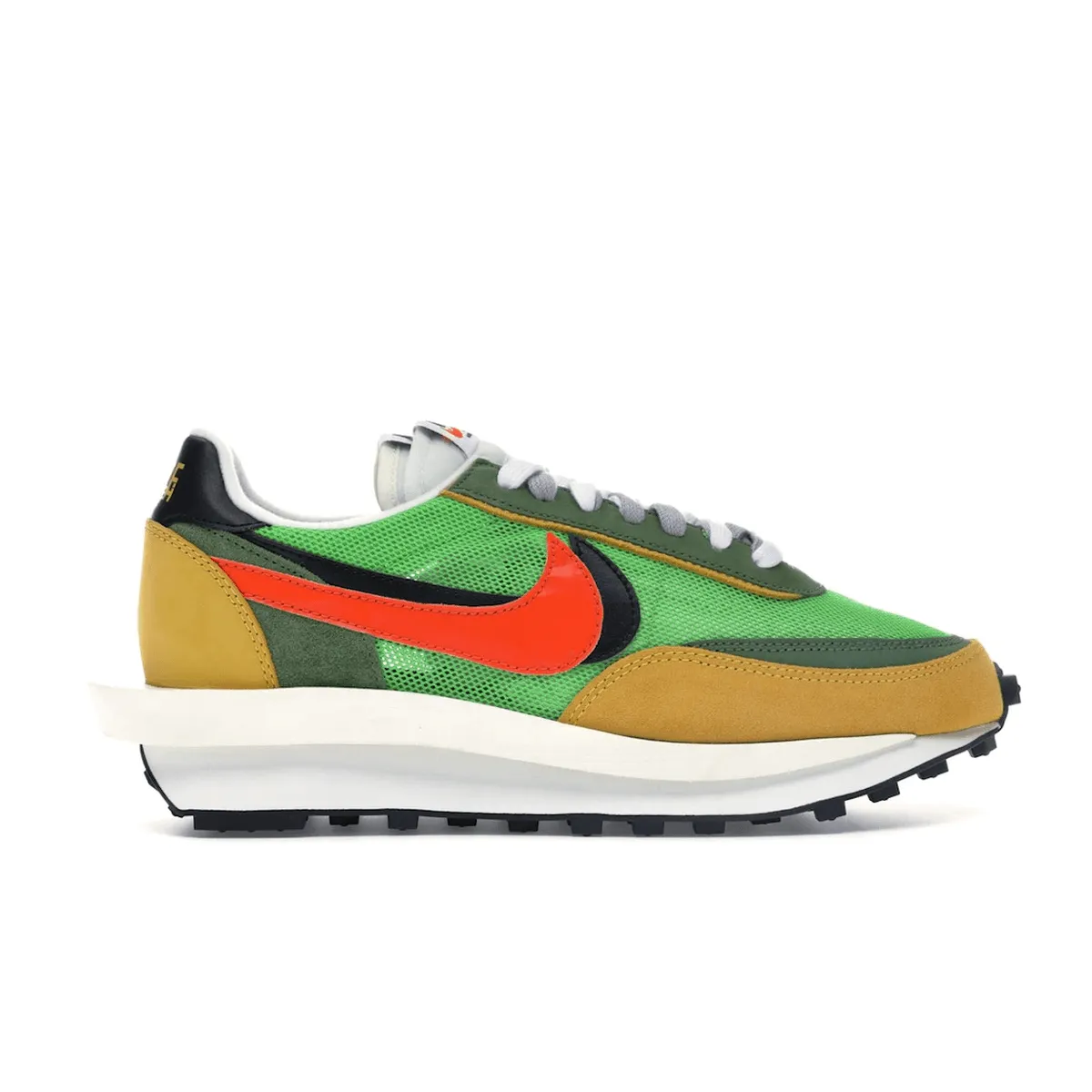 Nike LD Waffle Sacai Green Gusto nike x sacai innovative hybrid design shoes