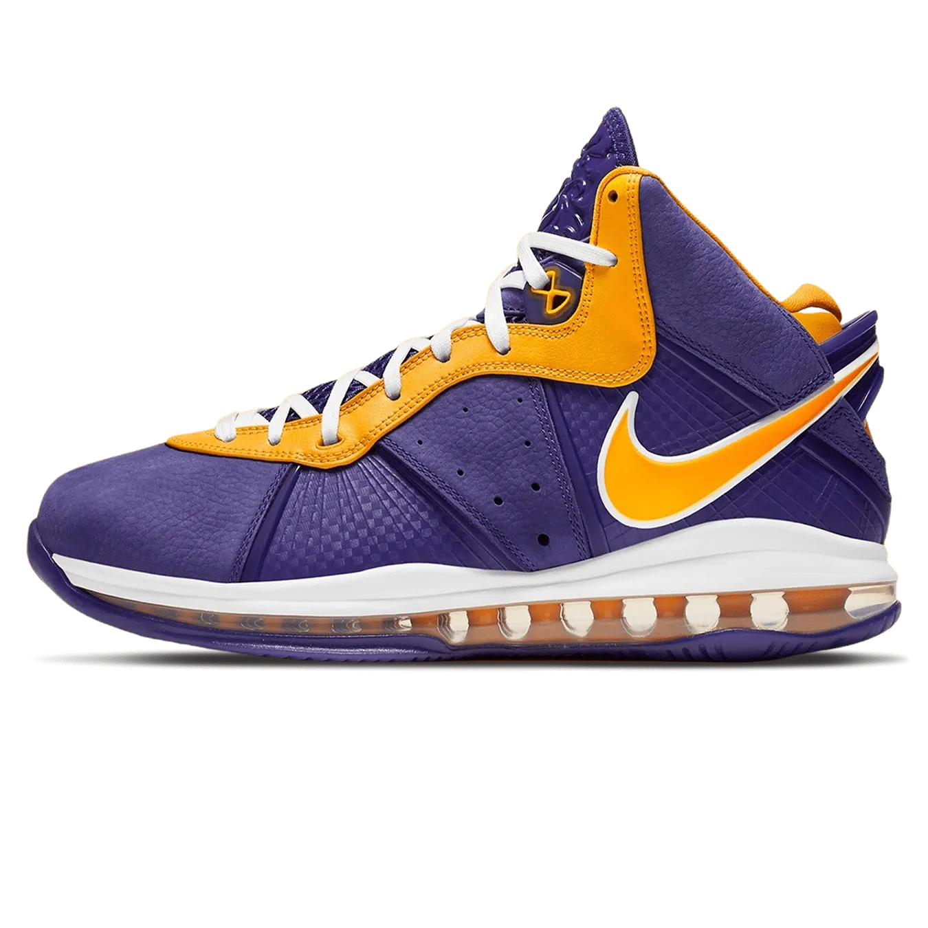 Nike LeBron 8 'Lakers' Nike Air Max lifestyle sneakers with sport details
