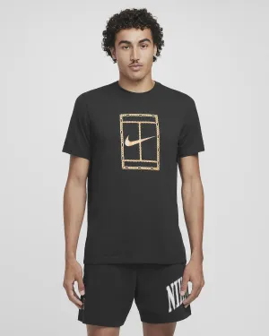 Nike Men's Court Dri-Fit Tee Shirt [HF6217-010] Clothing Nike Men