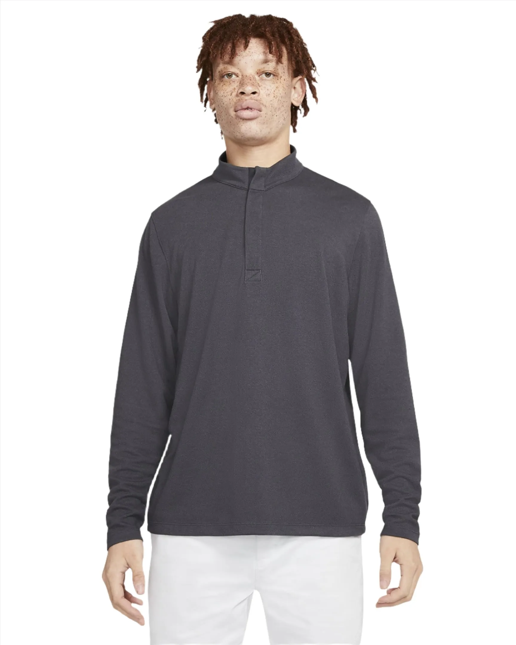 Nike Men's Dri-FIT Victory Dark Grey Pullover Clothing Nike Men
