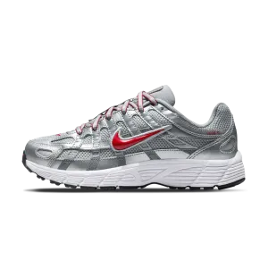 Nike P-6000 GS 'Metallic Silver Gym Red' nike p6000 lightweight trainers for everyday wear