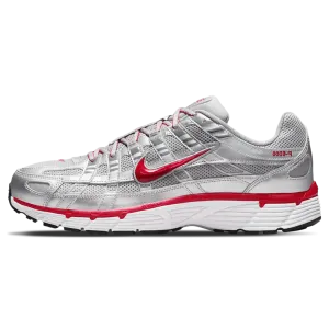 Nike P-6000 'Metallic Silver Gym Red' nike p6000 lightweight trainers for everyday wear