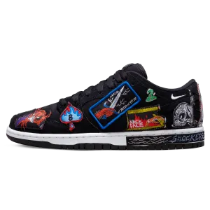 Nike SB Dunk Low Pro QS 'Neckface' Nike SB skate shoes with padded support and grip