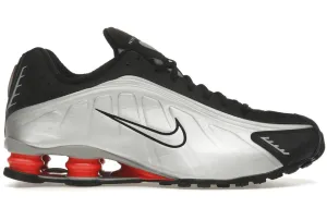 Nike Shox R4 Black Metallic Silver nike shox performance cushioning shoes