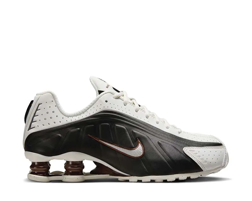 Nike Shox R4 W "Sail Black" nike shox classic shock-absorbing sneakers