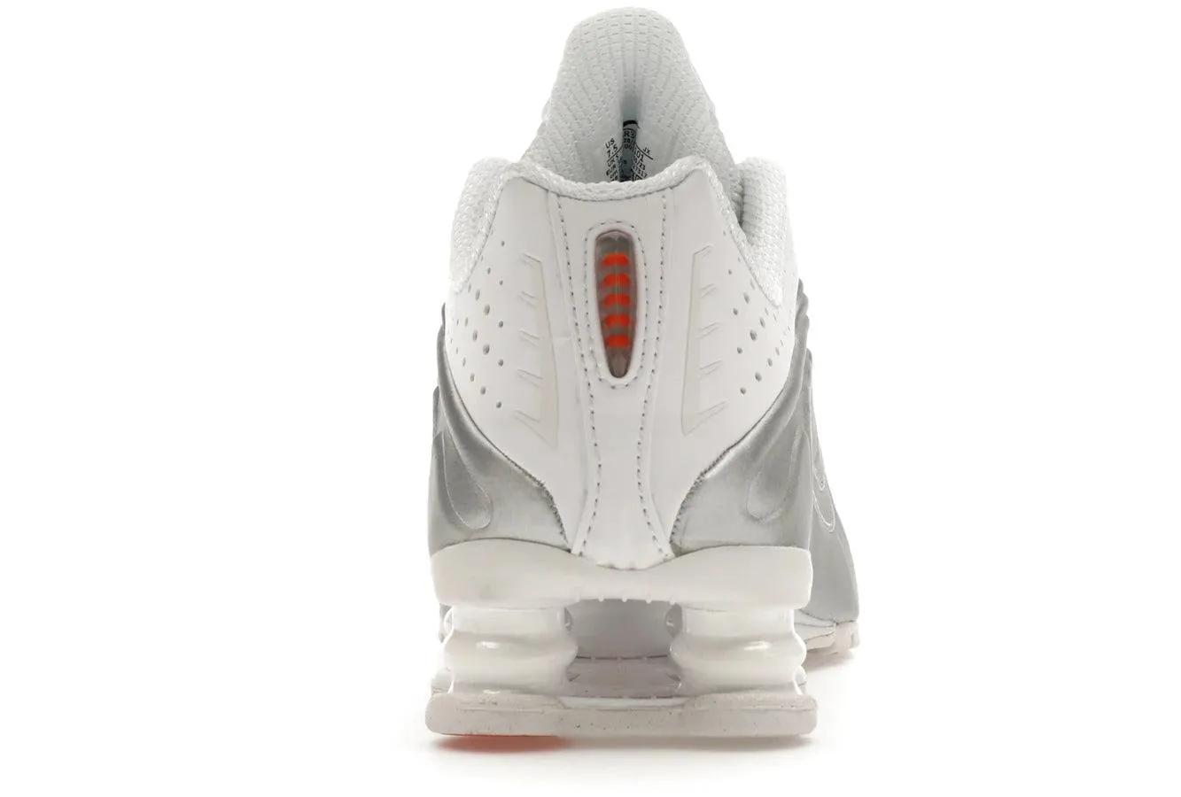 Nike Shox R4 White Metallic Silver Shox series