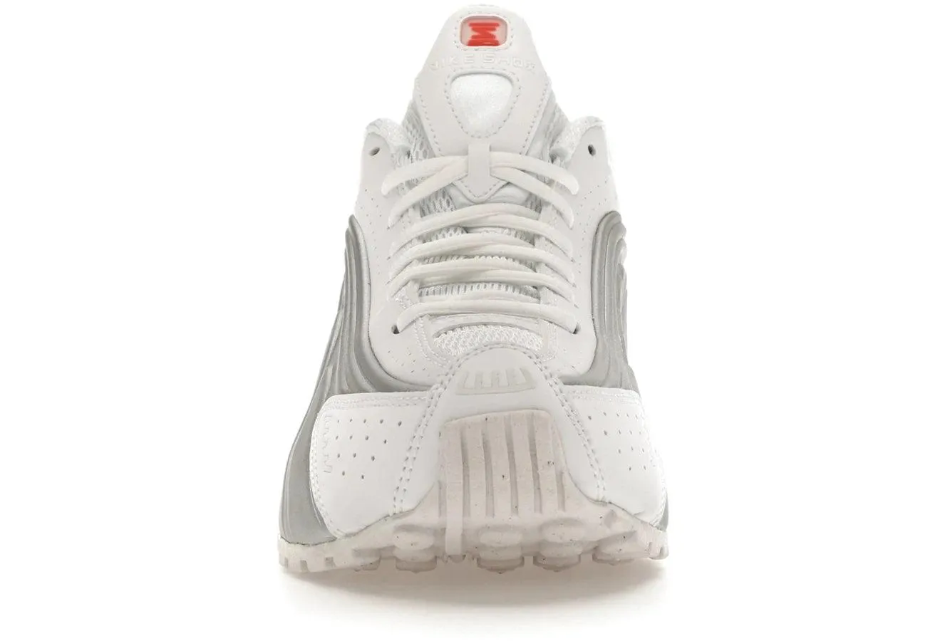 Nike Shox R4 White Metallic Silver Shox series