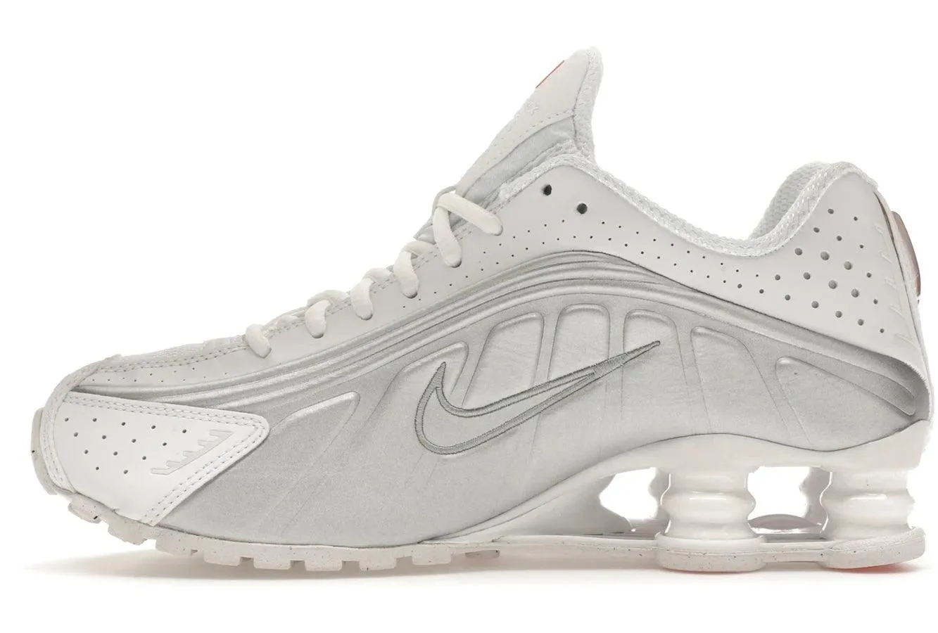 Nike Shox R4 White Metallic Silver Shox series