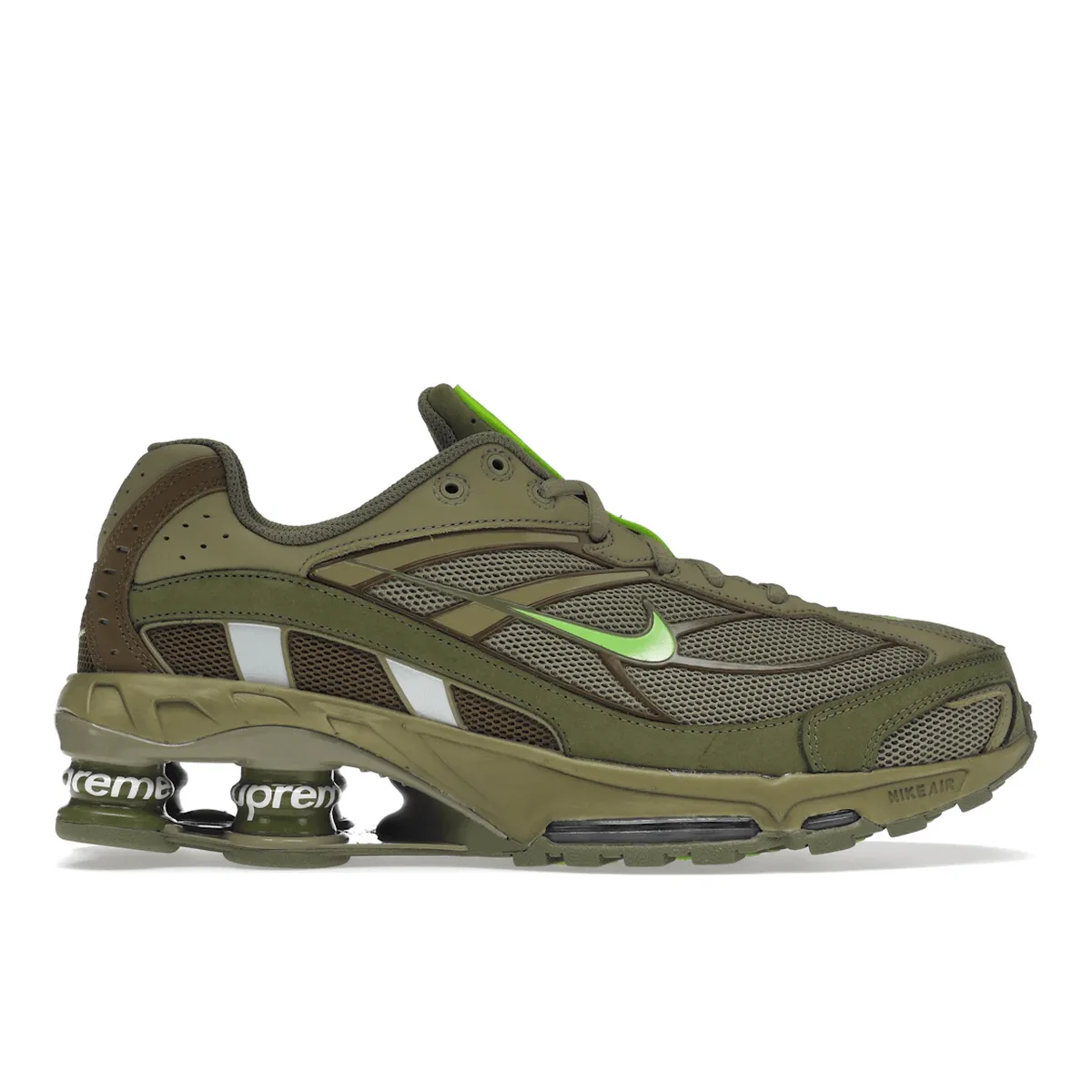Nike Shox Ride 2 SP Supreme Olive nike shox performance cushioning shoes