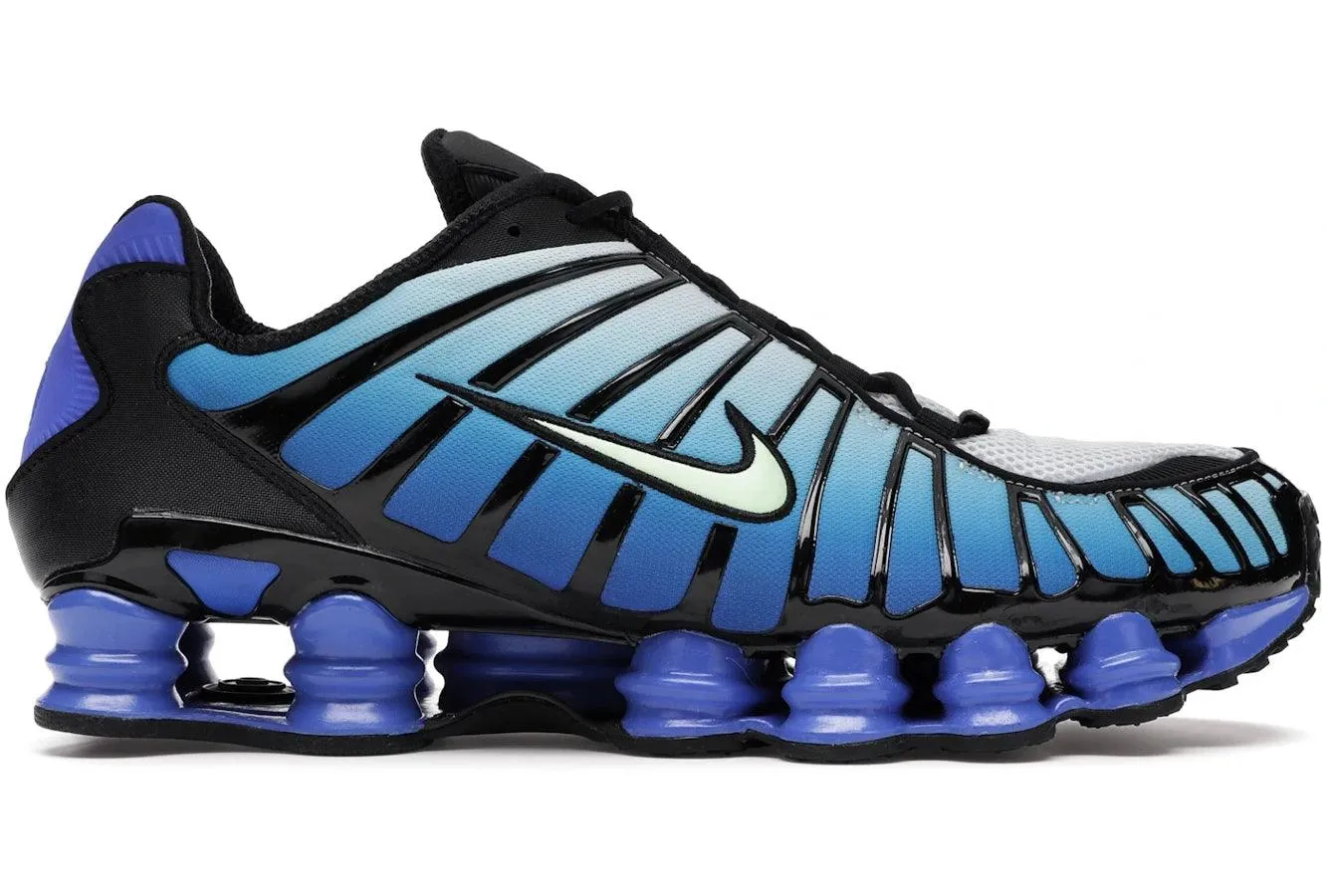 Nike Shox TL Vapor Green Racer Blue nike shox performance cushioning shoes