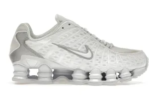 Nike Shox TL White Metallic Silver Max Orange nike shox performance cushioning shoes
