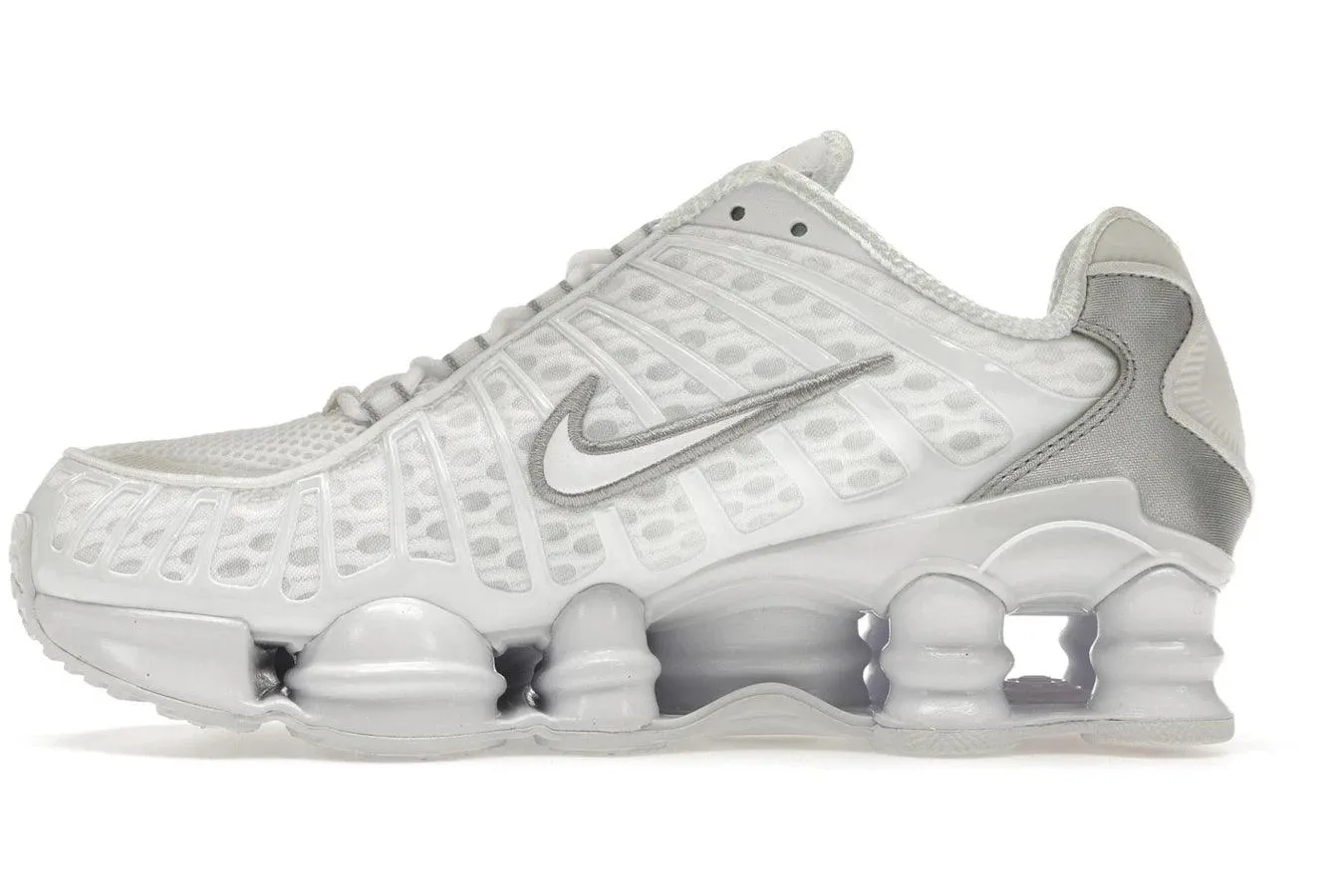 Nike Shox TL White Metallic Silver Max Orange Shox series
