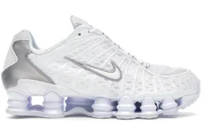 Nike Shox TL White Metallic Silver nike shox performance cushioning shoes