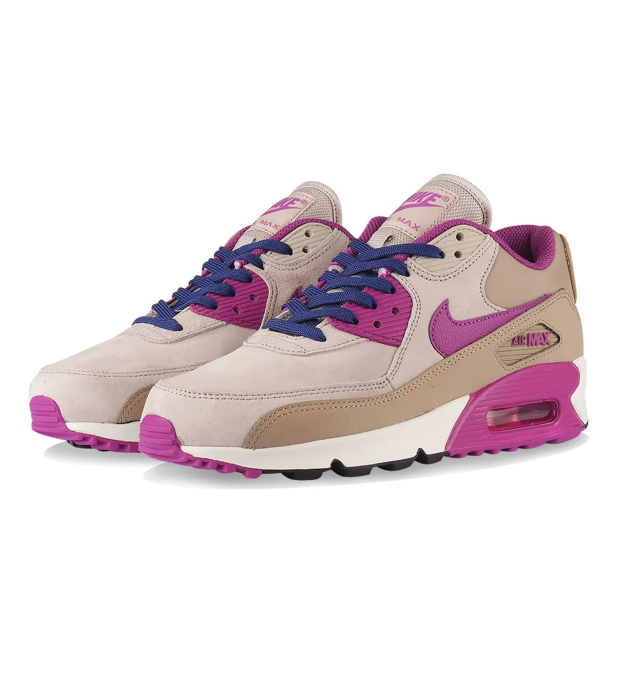 Nike WMNS Air Max 90 LTR Desert Cream - Purple Dusk Nike Air Max collection