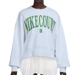 Nike Women's Court Fleece Crew HQ0351-085 Clothing Nike Women