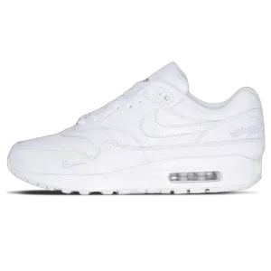 Nike x Supreme Air Max 1 '87 SP 'Triple White' Nike Air Max lifestyle sneakers with sport details
